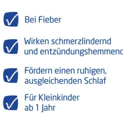Weleda Fieber- und Zahnungszäpfchen, 10 St