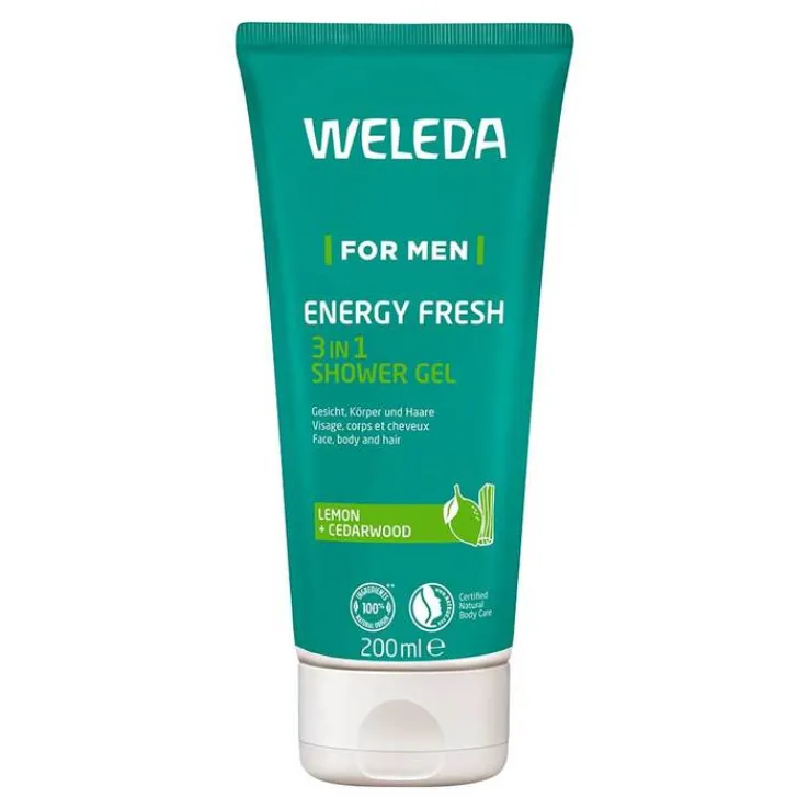 Weleda for Men Energy Fresh 3in1 Shower Gel, 200 ml