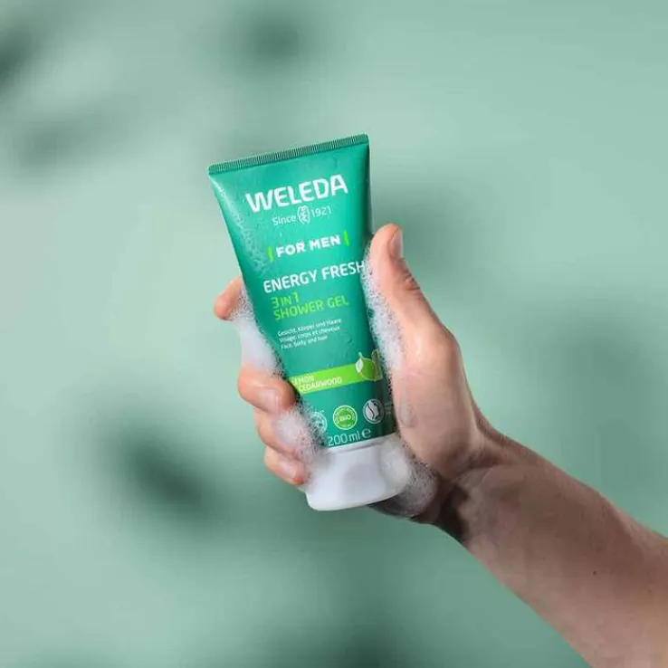 Weleda for Men Energy Fresh 3in1 Shower Gel, 200 ml