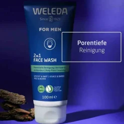 Weleda For Men 2in1 Face Wash, 100 ml