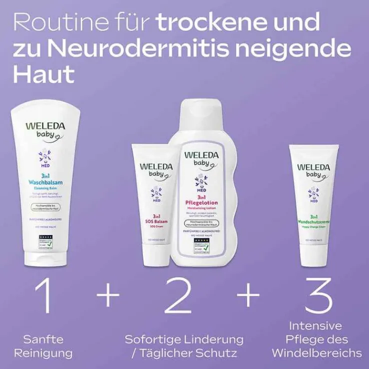 Weleda 3in1 Wundschutzcreme weiße Malve, 50 ml