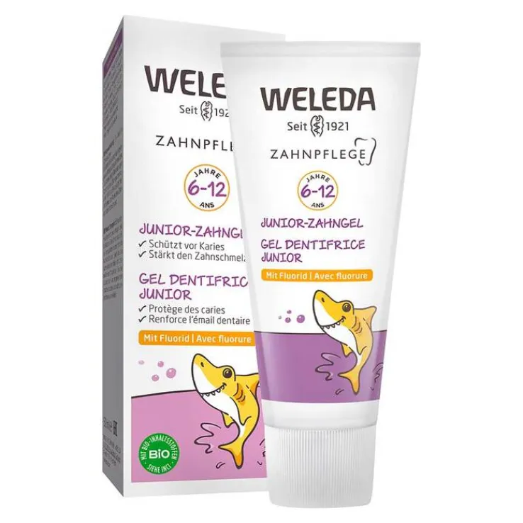 Weleda Junior-Zahngel mit Fluorid, 50 ml