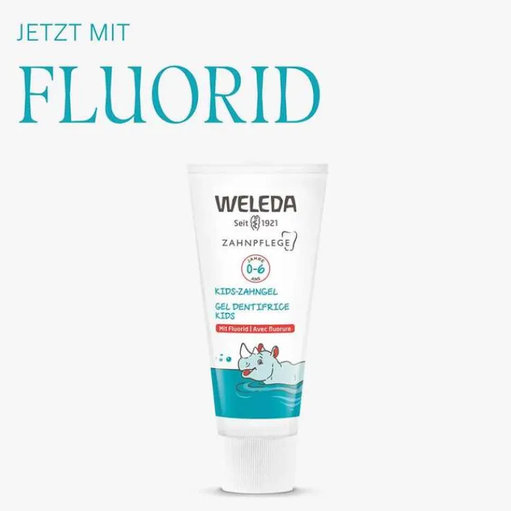Weleda Kids-Zahngel mit Fluorid, 50 ml