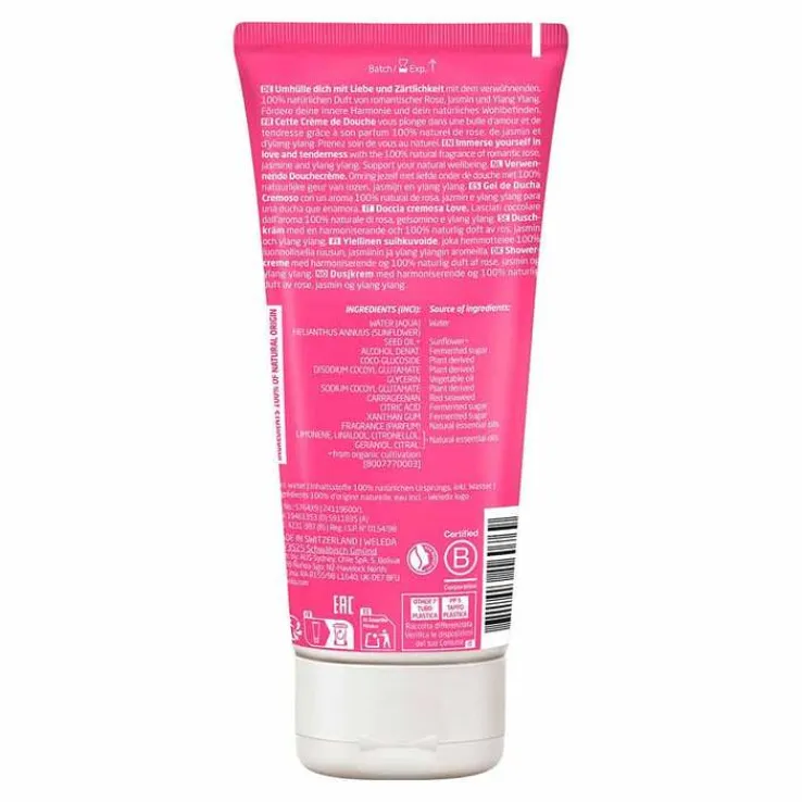 Weleda Love Shower Cream Rose, 200 ml