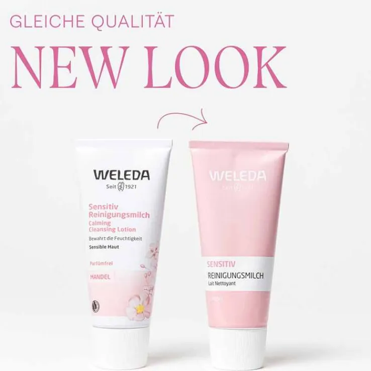 Weleda Mandel Sensitiv Reinigungsmilch, 75 ml