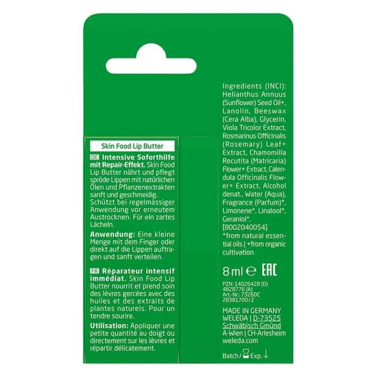 Weleda Skin Food Lip Butter, 8 ml