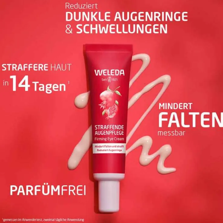 Weleda straffende Augenpflege Granatapfel & Maca, 12 ml
