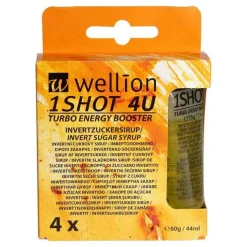 Wellion 1Shot Turbo Energy Booster Tube, 4 St