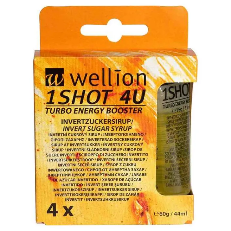Wellion 1Shot Turbo Energy Booster Tube, 4 St