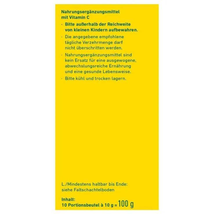 Wepa heißer Apfel + Vitamin C Pulver, 10X10 g