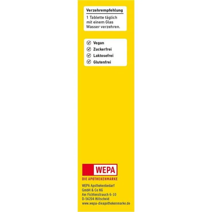 Wepa Magnesium 400 Depot + B6 Tabletten, 60 St