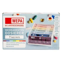 Wepa 7 Tage Wochenmagazin Piktogramme Regenbogen, 1 St