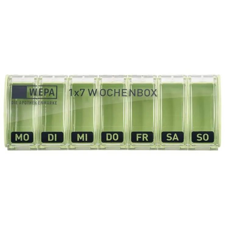 Wepa 1x7 Wochenbox farbig sortiert / pastell, 1 St