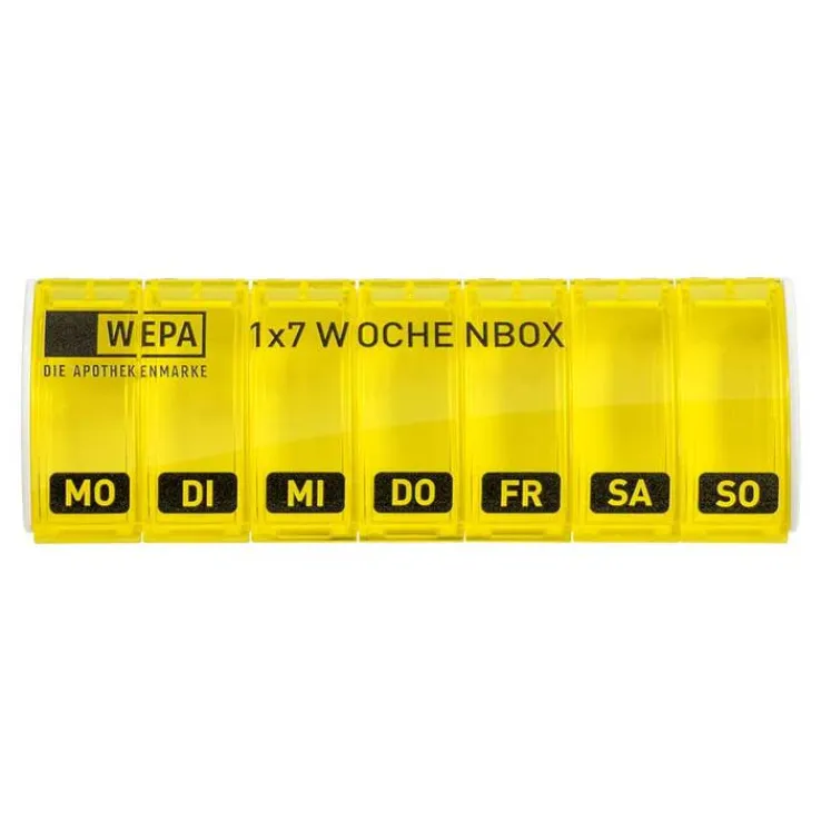Wepa 1x7 Wochenbox UV-Schutz + farbig sortiert, 1 St