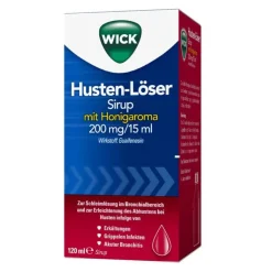 WICK Husten-Löser Sirup mit Honigaroma, 120 ml