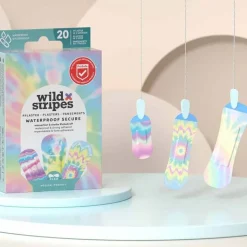 Wild Stripes waterproof secure Rainbow Int Pflaster , 20 St