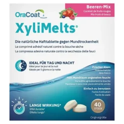 Xylimelts Hafttabletten Beeren-Mix Oracoat, 40 St