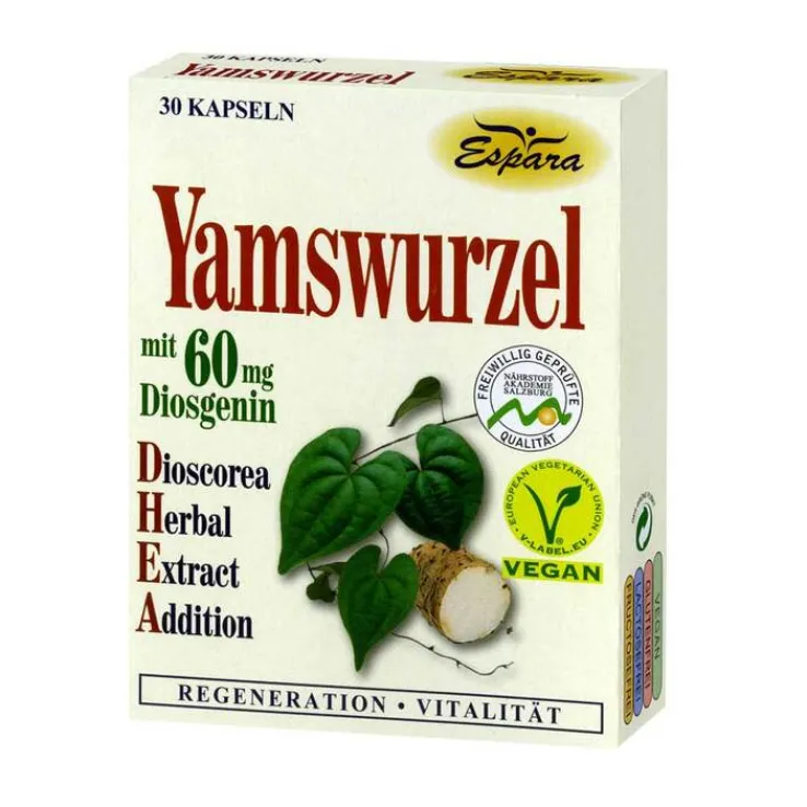 Yamswurzeln Kapseln, 30 St
