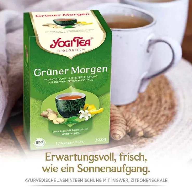 Yogi Tea Grüner Morgen Bio, 17X1.8 g