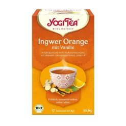 Yogi Tea Ingwer Orange + Vanille Bio, 17X1.8 g