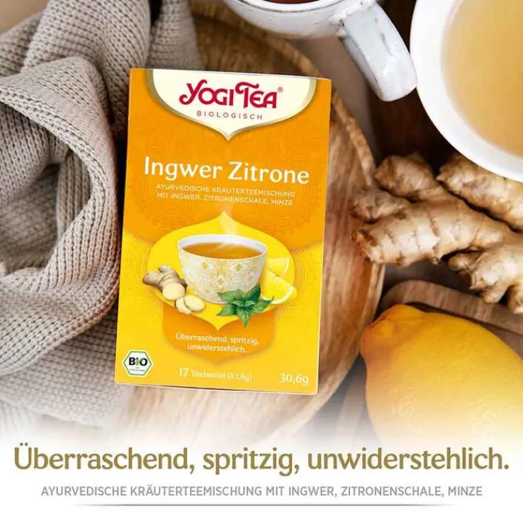 Yogi Tea Ingwer Zitrone Bio, 17X1.8 g
