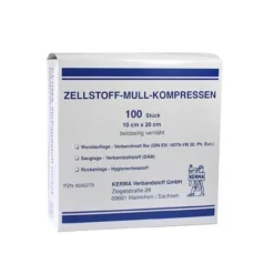 Zellstoff Mullkompressen 10c, 100 St