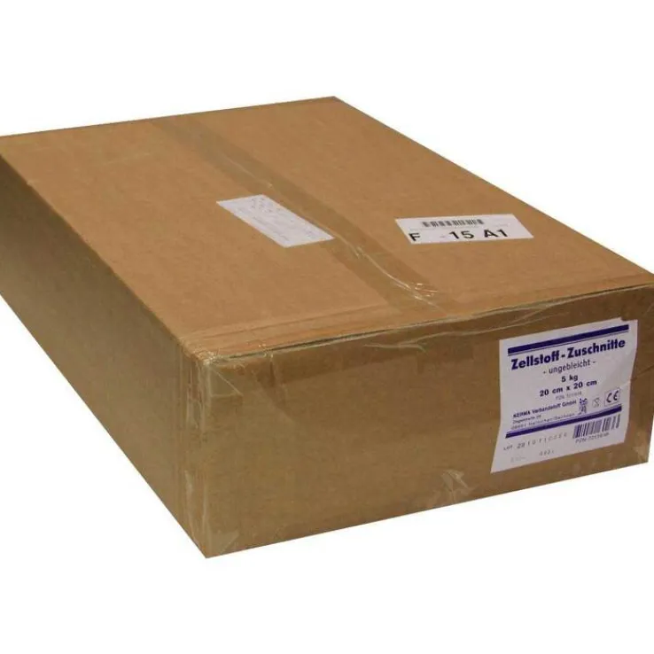Zellstoff ungebleicht 20x20c, 5 kg