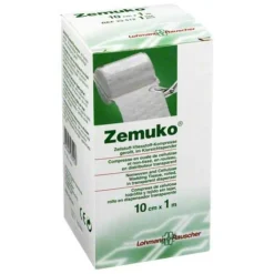 Zemuko Kompresse gerollt 1mx10c, 1 St