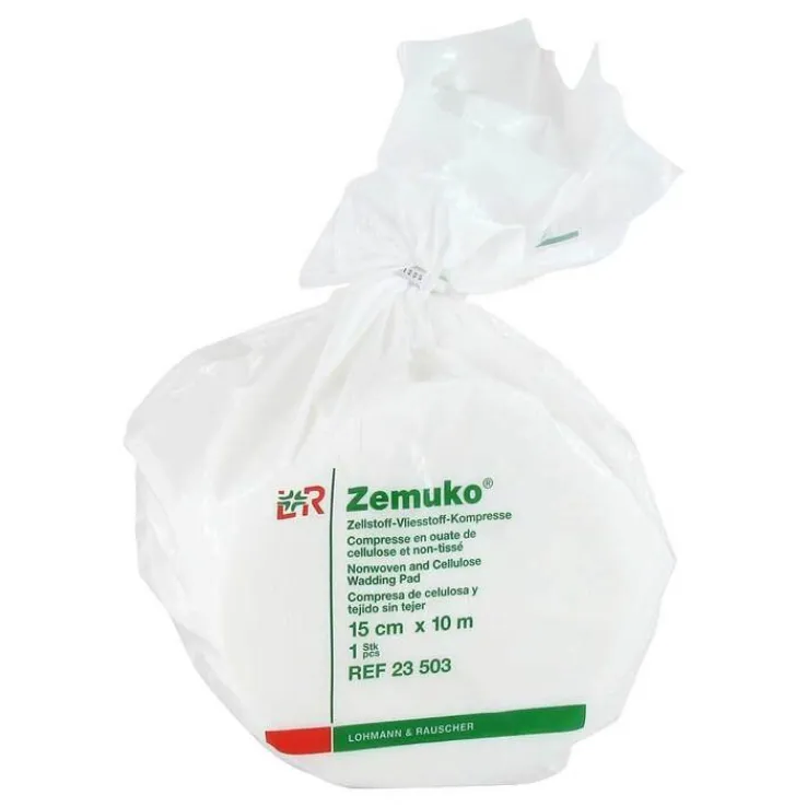 Zemuko Kompresse gerollt 10mx15, 1 St