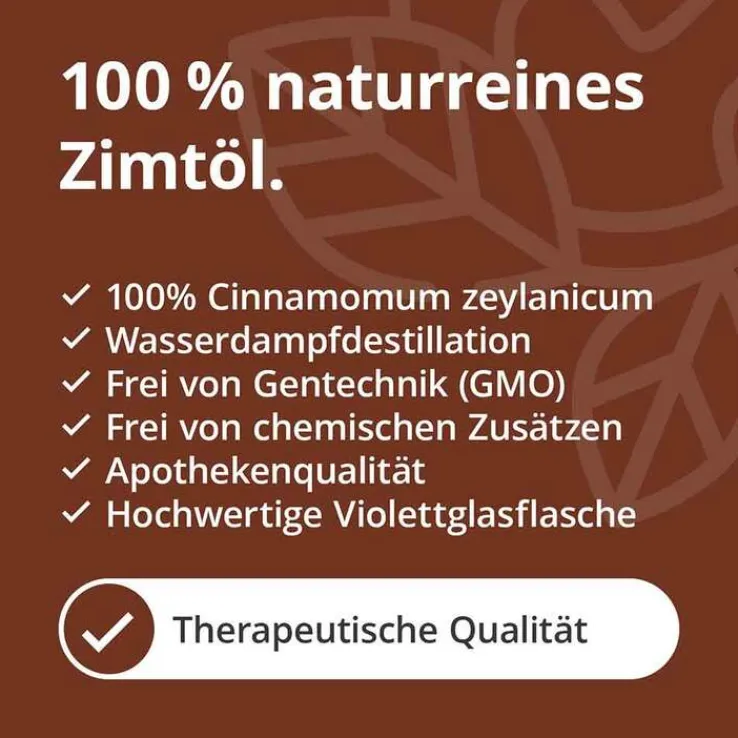 Zimt Öl naturrein ätherisch, 10 ml