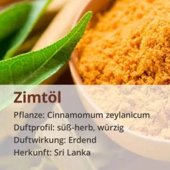 Zimt Öl naturrein ätherisch, 10 ml