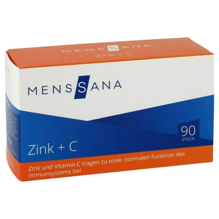 Zink + C Menssana Lutschtabletten, 90 St