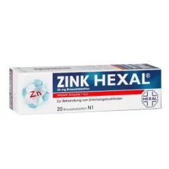 Zink Hexal Brausetabletten, 20 St