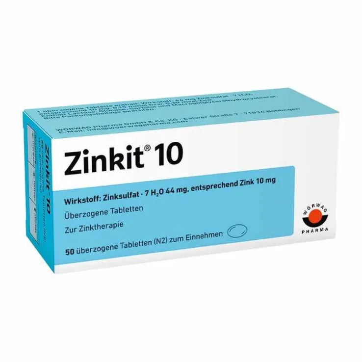 Zinkit 10 überzogene Tabletten, 100 St