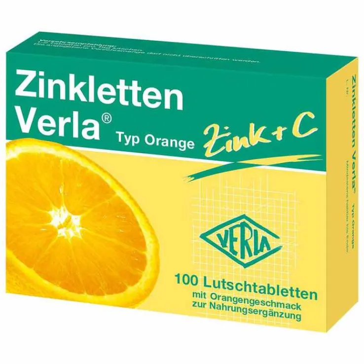 Zinkletten Verla Orange Lutschtabletten, 100 St