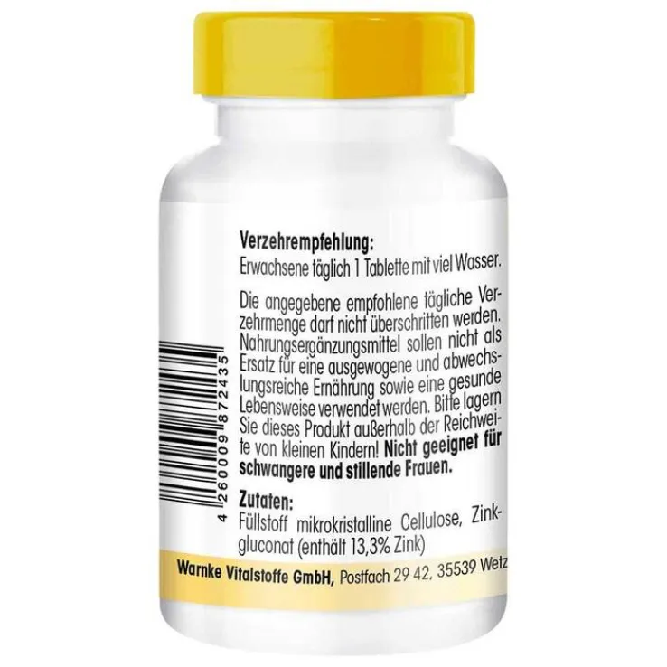 Zink 15 mg Tabletten, 100 St