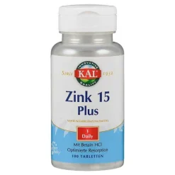 Zink 15 Plus Tabletten, 100 St