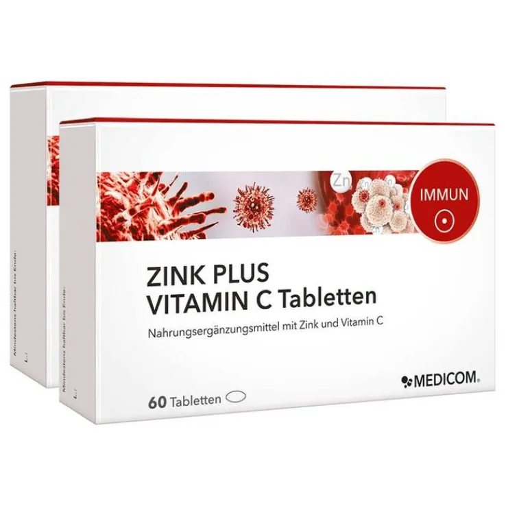 Zink Plus Vitamin C Tabletten, 2X60 St