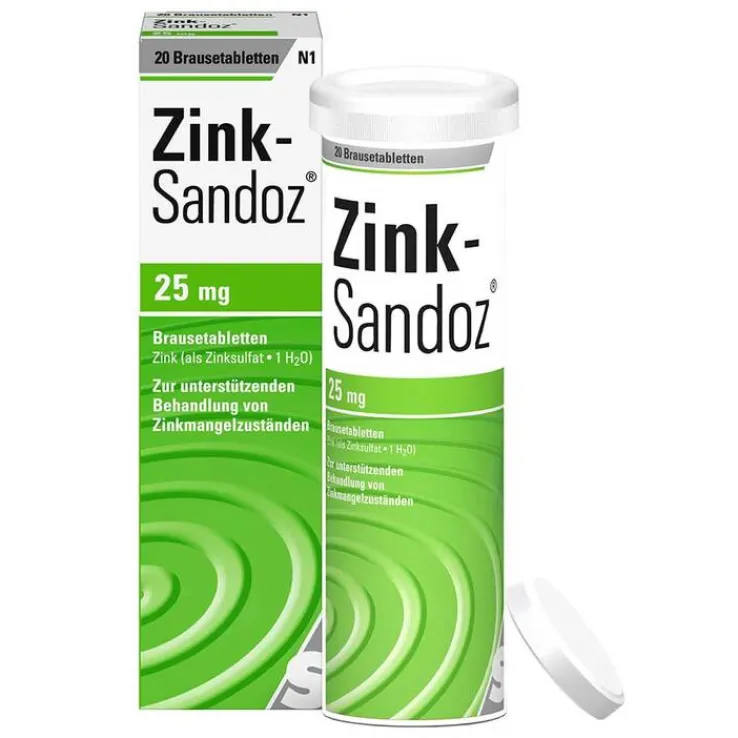 Zink Sandoz Brausetabletten, 20 St