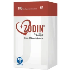 ZODIN® Omega-3 1000 mg Weichkapseln, 100 St